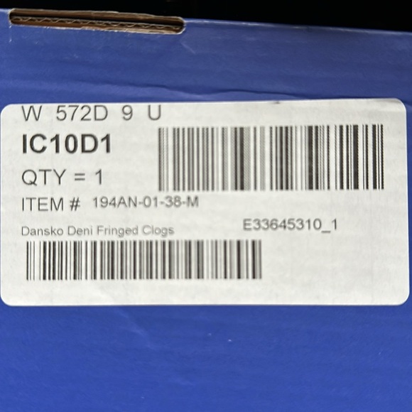 Dansko Deni Fringed Clogs - Picture 8 of 8